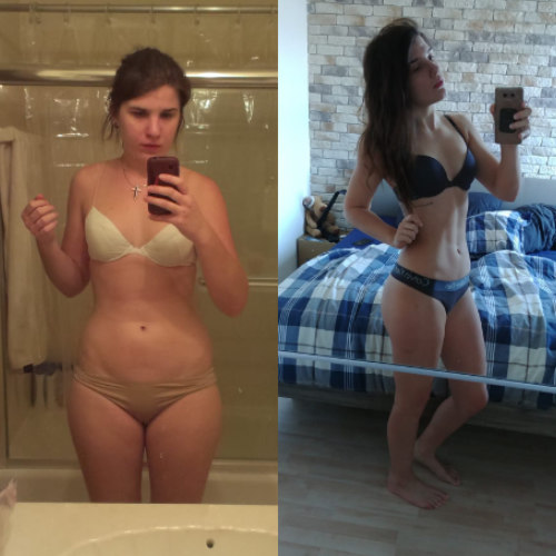 Verena Personal Training Abnehmen Erfolg Vorher Nacher